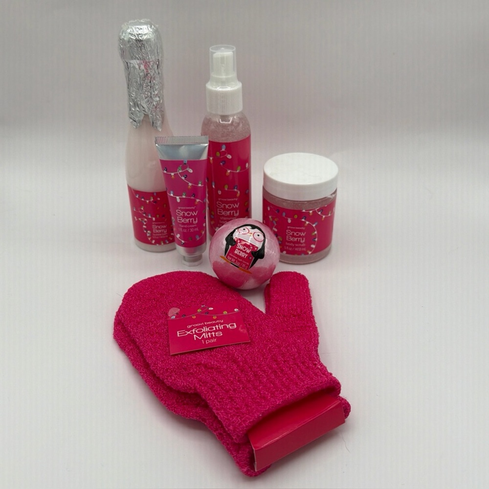 Groovi Beauty Body Snow Berry 6 Piece Set Gift